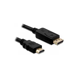 Vaizdo laidas ar adapteris DeLOCK Cable Displayport > HDMI m/m 2m (82587)
