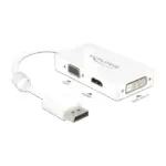 Vaizdo laidas ar adapteris DeLOCK 0.16m DisplayPort/VGA+HDMI+DVI-D (62655)