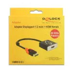 Vaizdo laidas ar adapteris DeLOCK 0.2m, Displayport/HDMI (62719), vaizdas 2