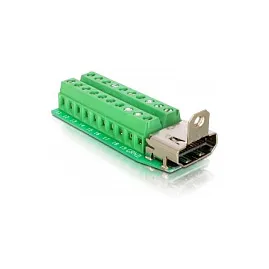 Vaizdo laidas ar adapteris DeLOCK Adapter HDMI female > Terminal Block 20pin (65168)
