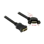 HDMI kabelis DeLOCK 0.25m 2xHDMI (85101), vaizdas 2