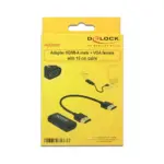 Vaizdo laidas ar adapteris DeLOCK 0.15m, HDMI/VGA (65667), vaizdas 3