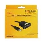 Kabelis DeLOCK USB 1.1 parallel adapter parallel (61330), vaizdas 2