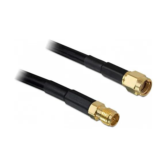 DeLOCK 5m RP-SMA coaxial cable Koaksialinis kabelis DeLOCK 5m RP-SMA (88431)