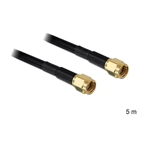 Koaksialinis kabelis DeLOCK RP-SMA - RP-SMA, 5m (88657)