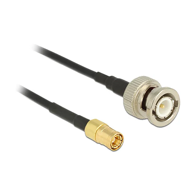 DeLOCK 1m, BNC/SMB coaxial cable Koaksialinis kabelis DeLOCK 1m, BNC/SMB (12492)
