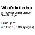 HP 131A Cyan Original LaserJet toner cartridge