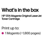 HP 131A Magenta Original LaserJet toner cartridge