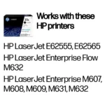 Tonerio kasetė HP 37A (CF237A), juodos spalvos, vaizdas 2