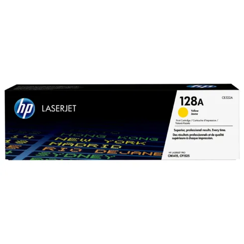 HP 128A Yellow Original LaserJet toner cartridge