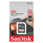 Atminties kortelė SanDisk Ultra 32GB SDHC Mem Card 100MB/s (SDSDUNR-032G-GN3IN), vaizdas 3