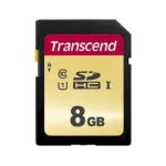 Atminties kortelė Transcend 8GB, UHS-I, SD (TS8GSDC500S)
