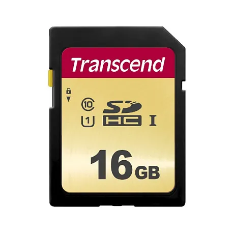 Atminties kortelė Transcend 16GB, UHS-I, SD (TS16GSDC500S)