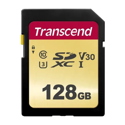 Atminties kortelė Transcend 128GB UHS-I U3 SD (TS128GSDC500S)