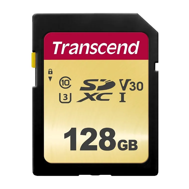 Transcend 128GB UHS-I U3 SD Atminties kortelė Transcend 128GB UHS-I U3 SD (TS128GSDC500S)