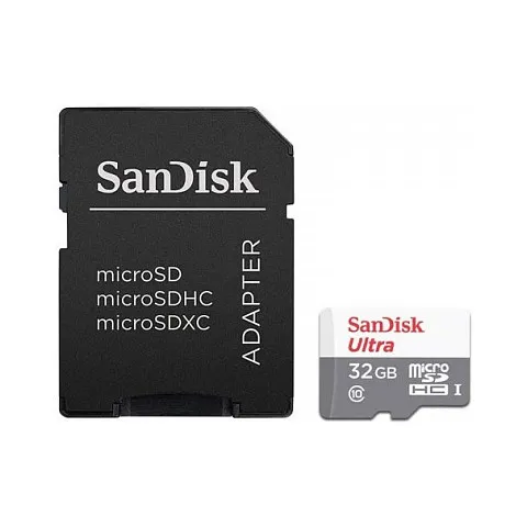 SanDisk Ultra microSD Atminties kortelė SanDisk Ultra microSD (SDSQUNR-032G-GN3MA)