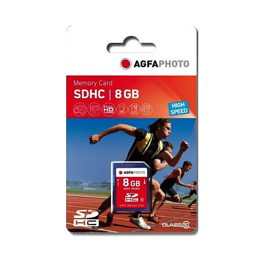 AgfaPhoto 8GB SDHC Atminties kortelė AgfaPhoto 8GB SDHC (10425)
