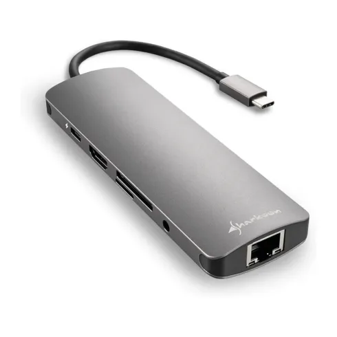 Sąsajos plokštė Sharkoon USB 3.0 Type C Combo Adapter