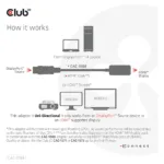 Vaizdo adapteris CLUB3D CAC-1088, vaizdas 4