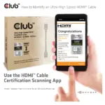 HDMI kabelis CLUB3D CAC-1372, vaizdas 14