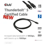 Thunderbolt kabelis CLUB3D CAC-2501, vaizdas 2