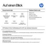 HP ProBook 4 G1q 14 Qualcomm Snapdragon X X1-26-100 35.56cm 14Zoll WUXGA 32GB 512GB/SSD W11P SmartBuy 1J Gar (DE)
