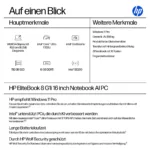 HP EliteBook 8 G1i Intel Core Ultra 7 255U 40.64cm 16Zoll WUXGA 16GB 512GB/SSD W11P SmartBuy 3J Gar (DE)