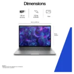 Nešiojamas kompiuteris HP ZBook 8 G1i (A3ZT6ET#ABD), vaizdas 6