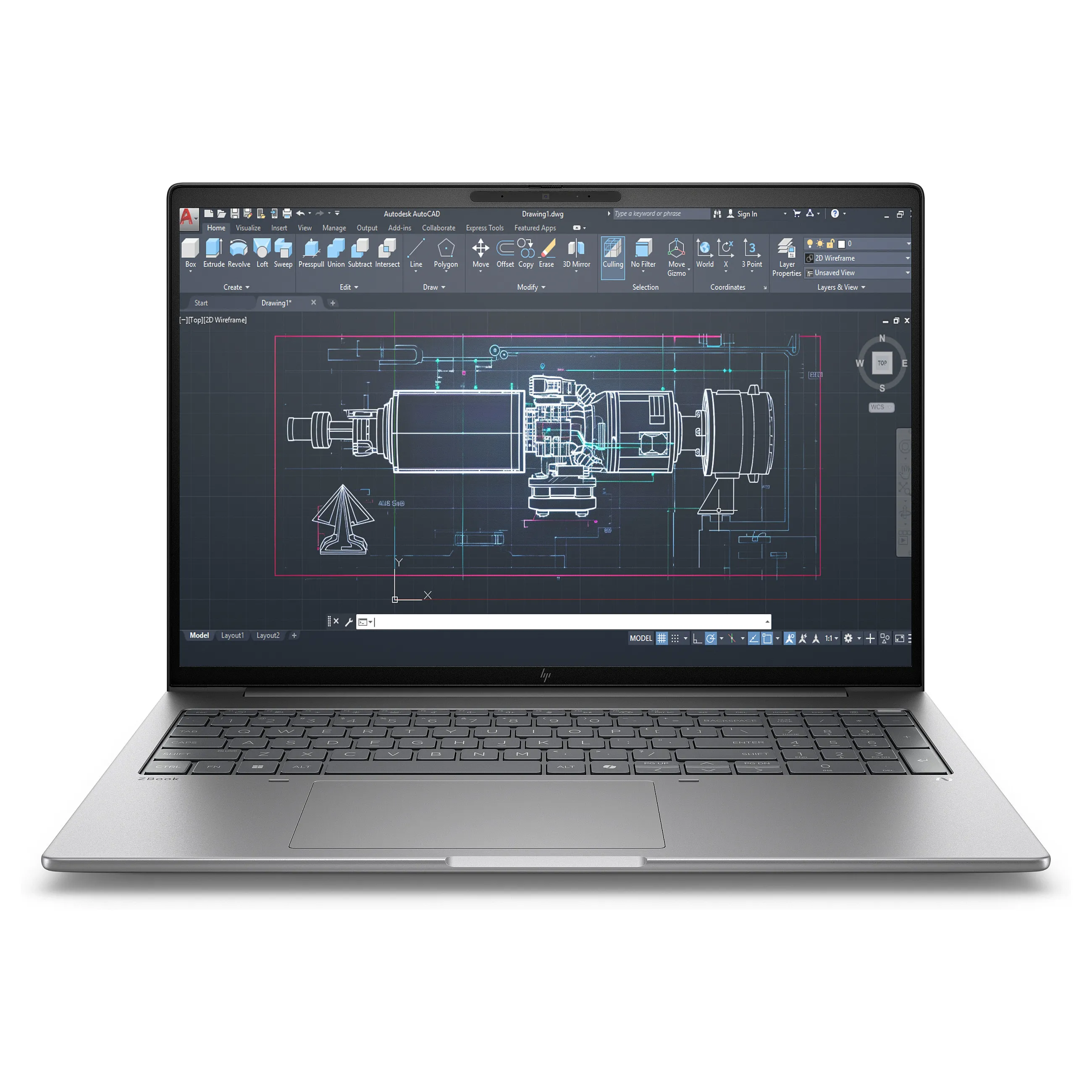 HP ZBook 8 G1i Nešiojamas kompiuteris HP ZBook 8 G1i (A3ZT6ET#ABD)