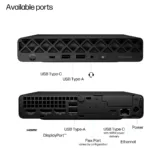 Stacionarus kompiuteris HP EliteDesk 8 Mini G1i AI (623K2ET#ABD), vaizdas 9
