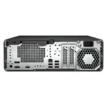 HP EliteDesk 8 SFF G1I, šoninis vaizdas su prievadų išdėstymu