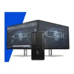 HP Z1 TWR G1i Ultra7 265 vPro su 32GB RAM ir 1TB HDD, šoninis vaizdas