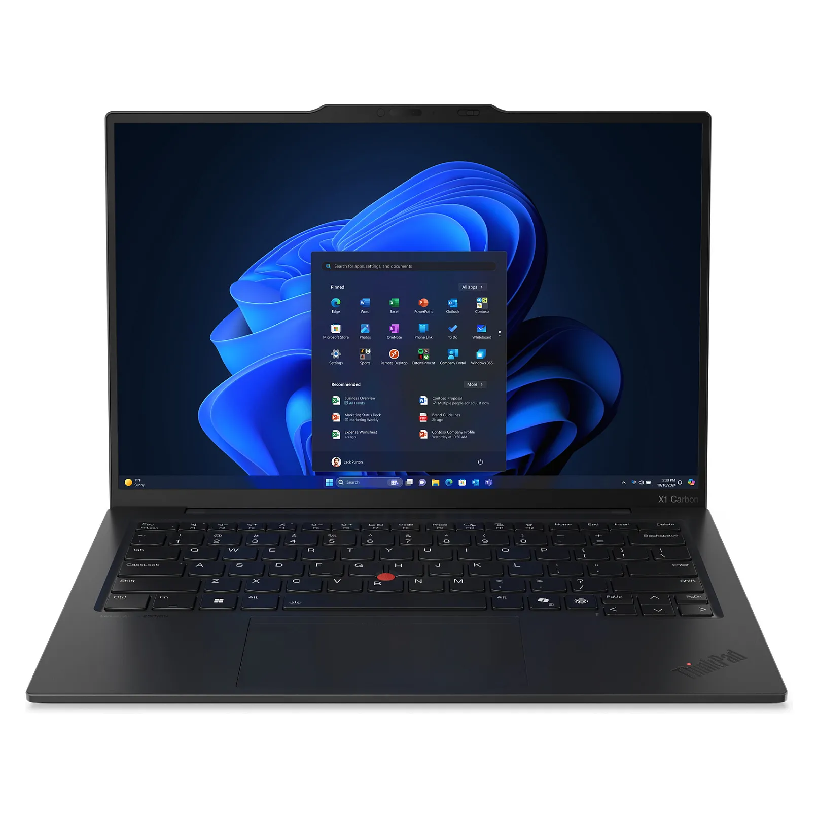 Lenovo ThinkPad X1 Carbon Gen 13 Aura Edition Lenovo ThinkPad X1 Carbon Gen 13, Intel Core Ultra 5, 14" ekranas