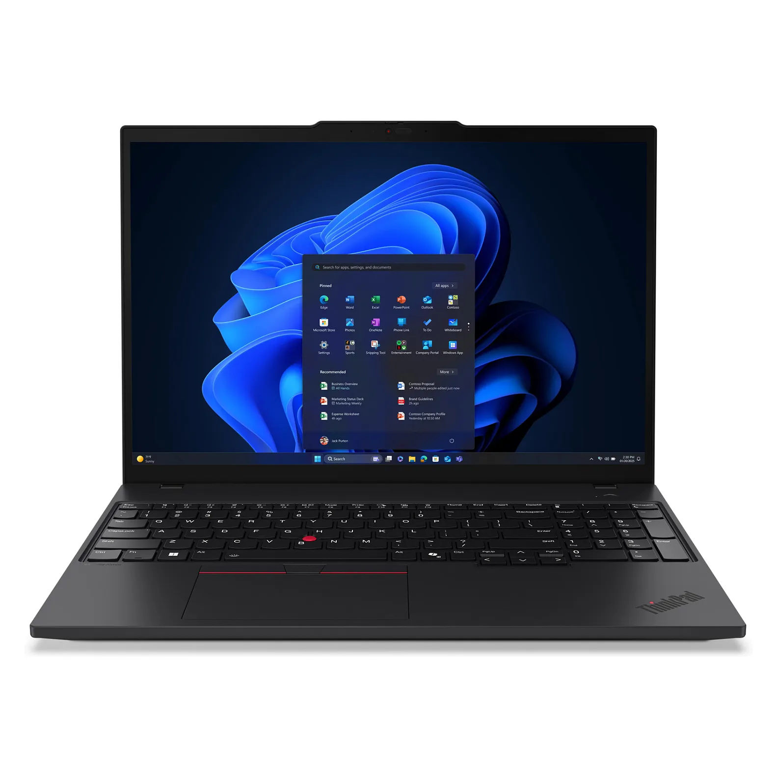 Lenovo ThinkPad T16 Gen 4 (Intel) Lenovo ThinkPad T16 Gen 4, Intel Core Ultra 5, 16 colių ekranas