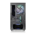 Thermaltake Versa H16 TG ARGB, atidarytas korpusas su matomu vidumi