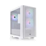 Thermaltake Versa H16 TG ARGB, vaizdas iš šono su atidarytomis durelėmis