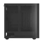 Thermaltake AX500 korpusas, šoninis vaizdas su įmontuotu stiklu