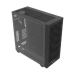 Thermaltake AX500 korpusas, matomas iš šono su šoniniu stiklu