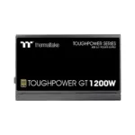 Thermaltake Toughpower GT 1200W maitinimo blokas, šoninis vaizdas su kabelių jungtimis