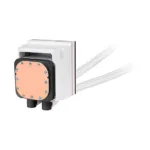 Thermaltake MAGFloe 360 Ultra ARGB, artimiausio kampo vaizdas su ventiliatoriais
