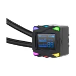 Thermaltake LA240-S ARGB, skysčio aušintuvo artimas vaizdas