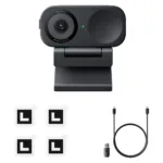 Webkamera Insta360 Link 2C, šoninis vaizdas su klipu montavimui