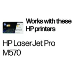Tonerio kasetė HP 507A (CE402A), geltonos spalvos, vaizdas 2
