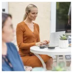 HP Poly Voyager Free 60+M UC ausinės su įkrovimo dėklu ir adapteriu