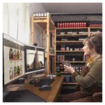 HP Poly Voyager Free 60+M UC ausinės su USB-C adapteriu ir įkrovimo dėklu