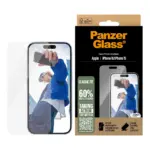 Apsauginis stiklas PanzerGlass Screen Protector iPhone 16, 15, Classic Fit (2873), vaizdas 2