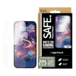 Apsauginis stiklas PanzerGlass SAFE. by Gaming Screen Protector iPhone 16, 15, Ultra-Wide Fit (SAFE95886), vaizdas 2