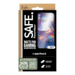 Apsauginis stiklas PanzerGlass SAFE. by Gaming Screen Protector iPhone 16, 15, Ultra-Wide Fit (SAFE95886), vaizdas 3