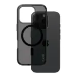 Telefono dėklas PanzerGlass CARE by Smokey Case w. Black MagSafe iPhone 16 Pro (1350)