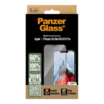 PanzerGlass ® Screen Protector iPhone 17e | 16e | 14 | 13 | 13 Pro | Ultra-Wide Fit w. EasyAligner
